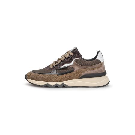 Floris van Bommel Floris van Bommel Sneakers laag De Zager 10 bruin / donkerbruin / zwart / wit