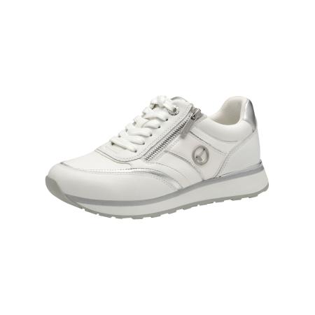 Tamaris Sneakers laag zilver / wit