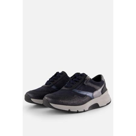 Feyn Jasmin Sneakers blauw Suede