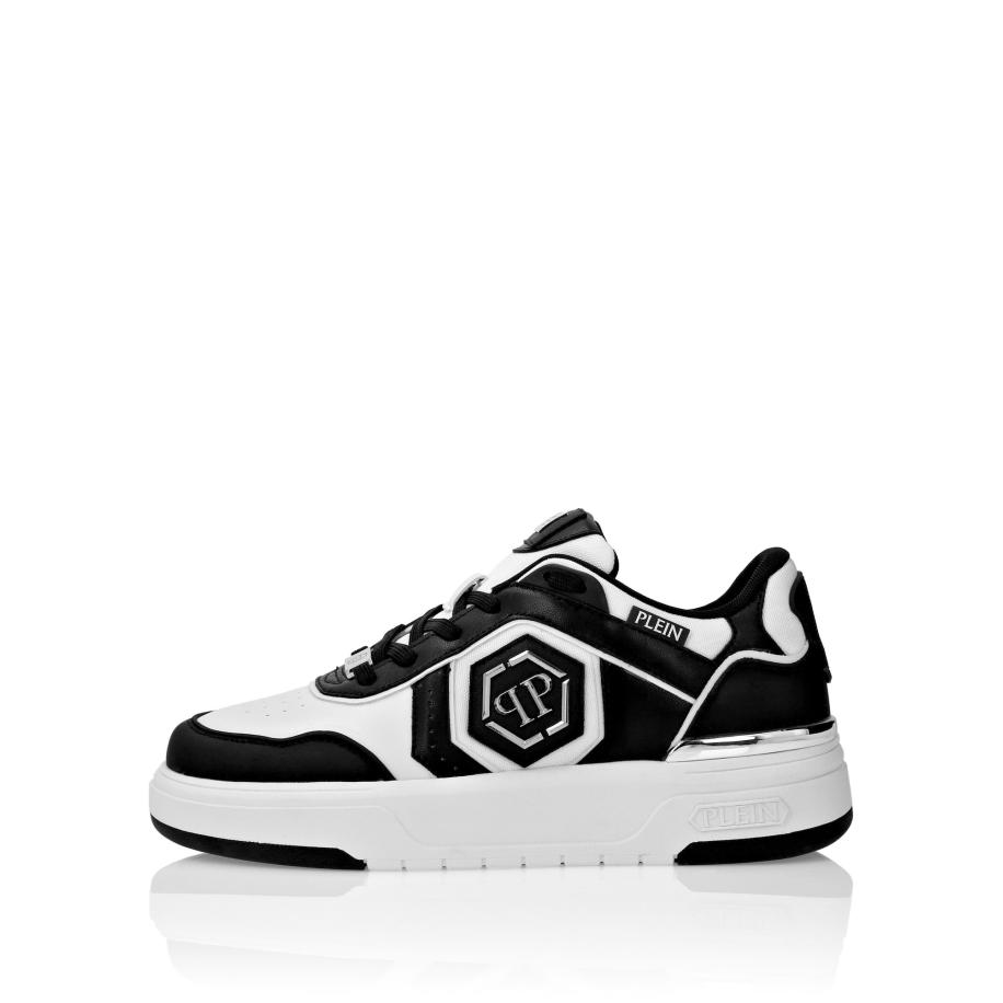 Philipp Plein Sneakers laag Predator zwart / wit Zwart
