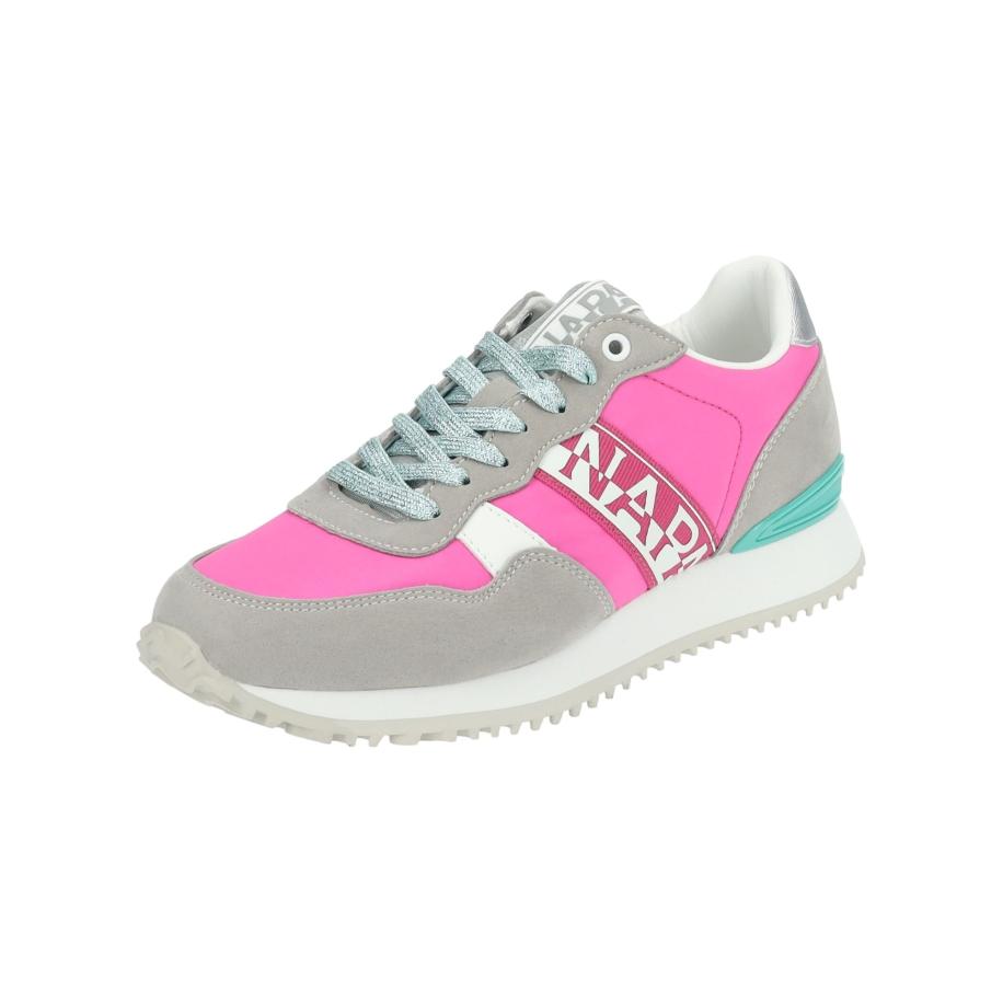 Napapijri NAPAPIJRI Sneakers laag turquoise / grijs / pink / zilver / wit -