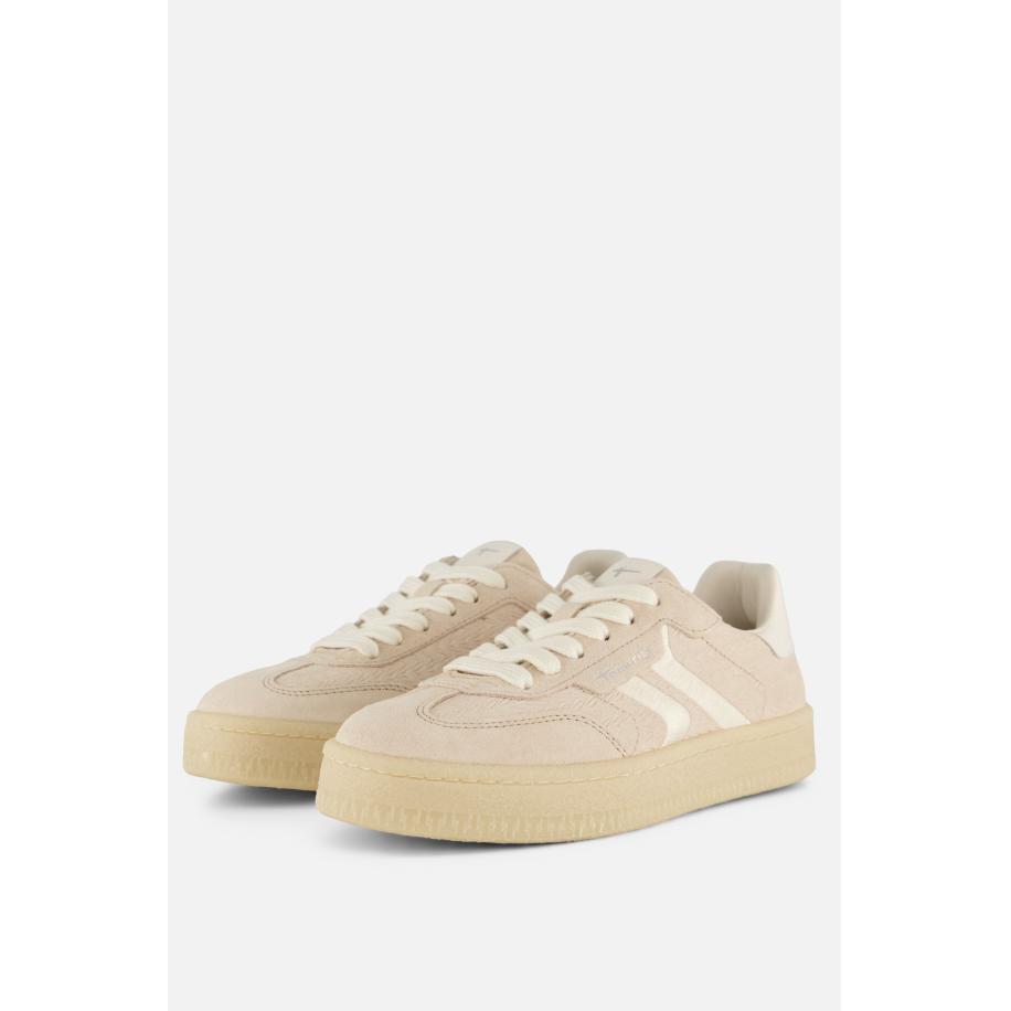 Tamaris Sneakers beige Leer Bruin