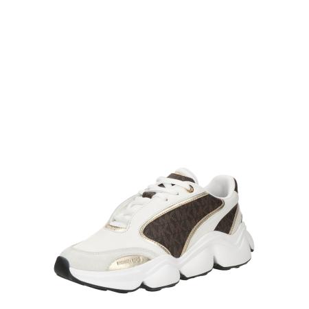 Michael Kors MICHAEL Michael Kors Sneakers laag RENNY chocoladebruin / donkerbruin / goud / wit