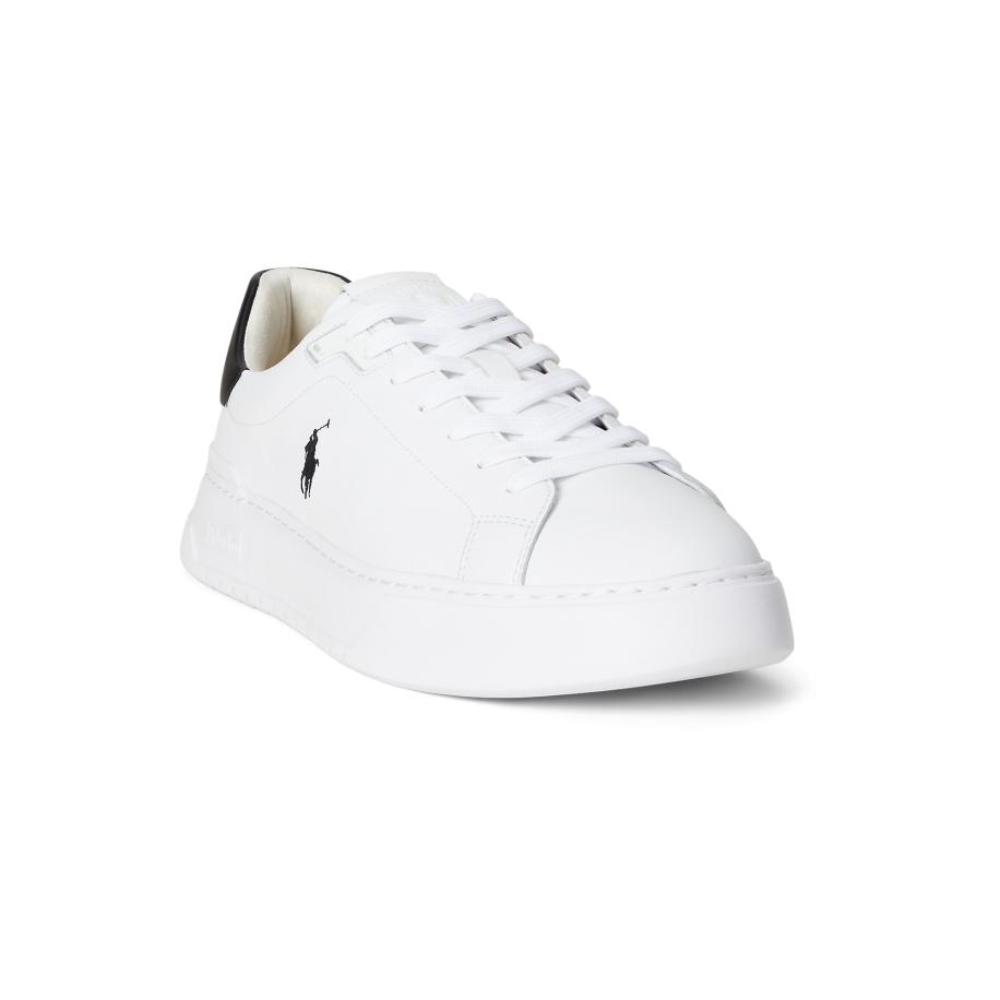 Polo Ralph Lauren Sneakers laag zwart / wit Wit