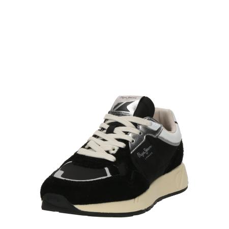 Pepe Jeans Sneakers laag Marlon zwart / zilver / wit