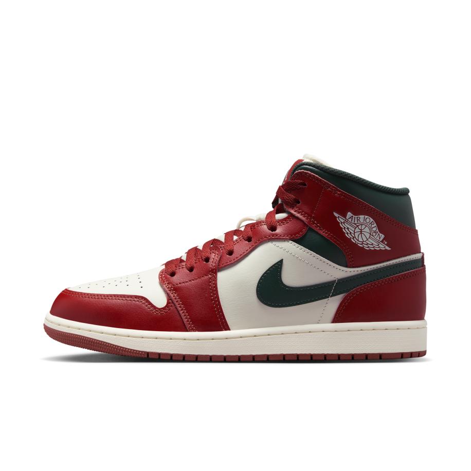 Air Jordan 1 Mid Herenschoenen - Wit Wit