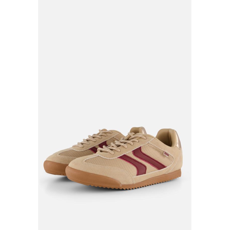 POSH by Poelman Sneakers beige Pu Bruin