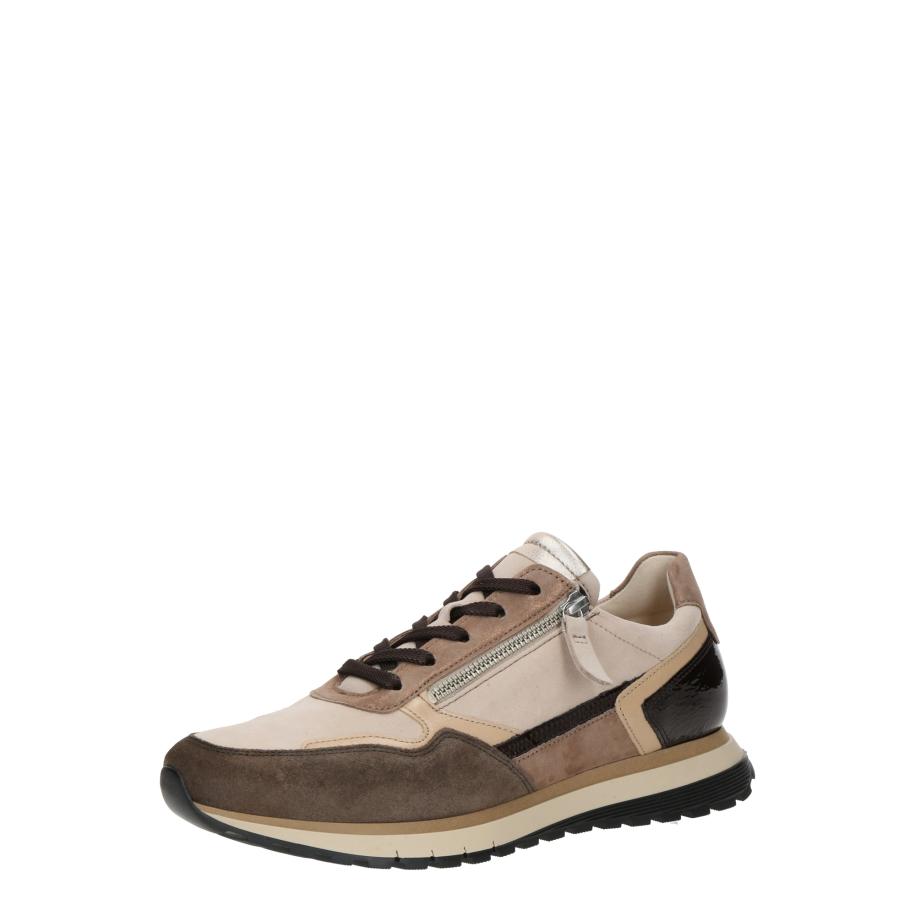 Gabor GABOR Sneakers laag lichtbeige / bruin / lichtbruin / zwart -