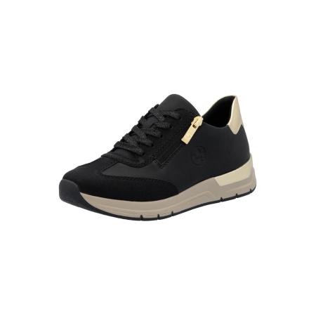 Rieker Sneakers laag goud / zwart