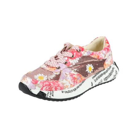 Laura Vita Laura Vita Sneakers laag Burton 05 pastellila / pink / rood / bourgogne
