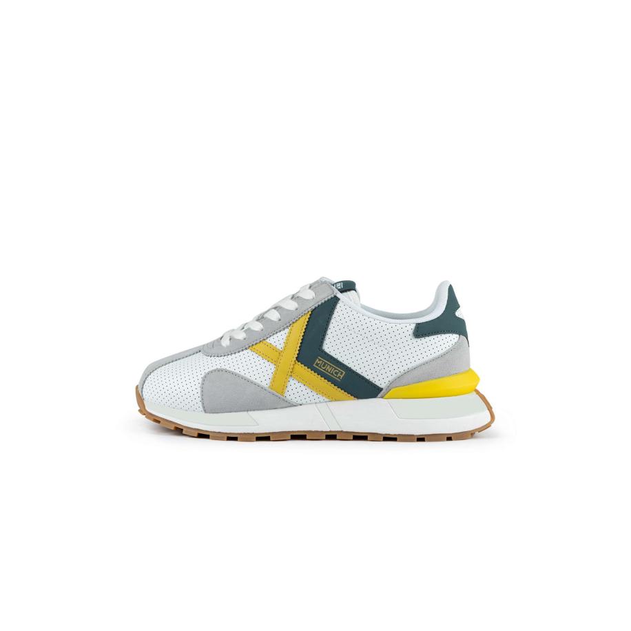 MUNICH Sneakers laag New Sapporo citroengeel / mintgroen / donkergroen Groen