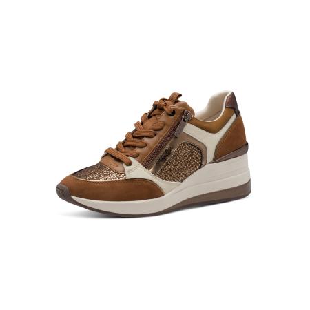Tamaris Tamaris Sneakers laag cognac / brons / natuurwit