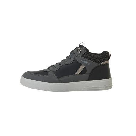 KOROSHI KOROSHI Sneakers hoog grijs / zwart