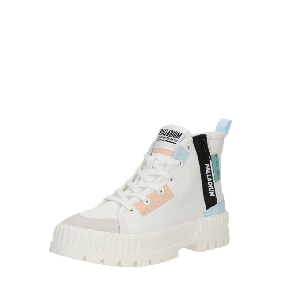 Palladium Palladium Enkellaarsje Pallashock beige / lichtblauw / zwart / wit -