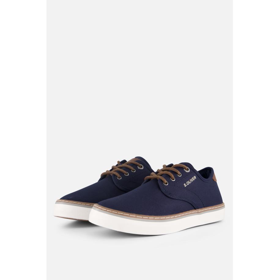 S. Oliver Sneakers blauw Suede Blauw