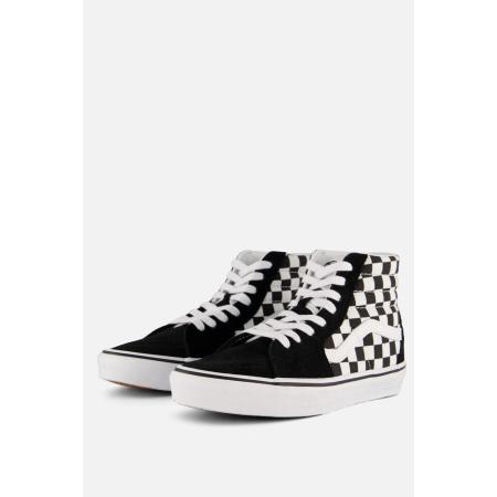 Vans Checkerboard HI Sneakers zwart Textiel