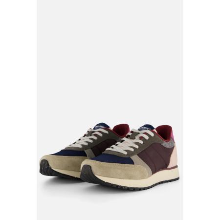 Woden Ronja Sneakers bruin Leer