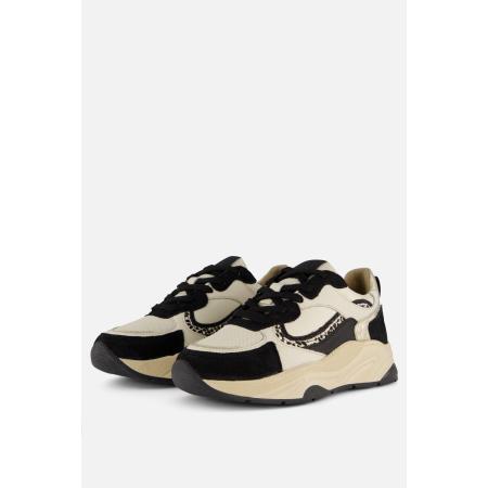 PS Poelman Sneakers zwart Synthetisch