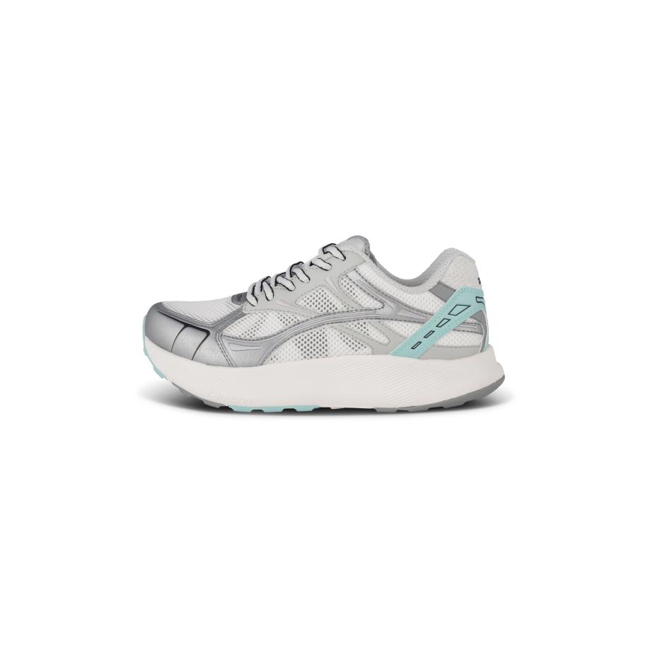 Woden WODEN Sneakers laag Freja Runner hemelsblauw / zilvergrijs / lichtgrijs / wit -