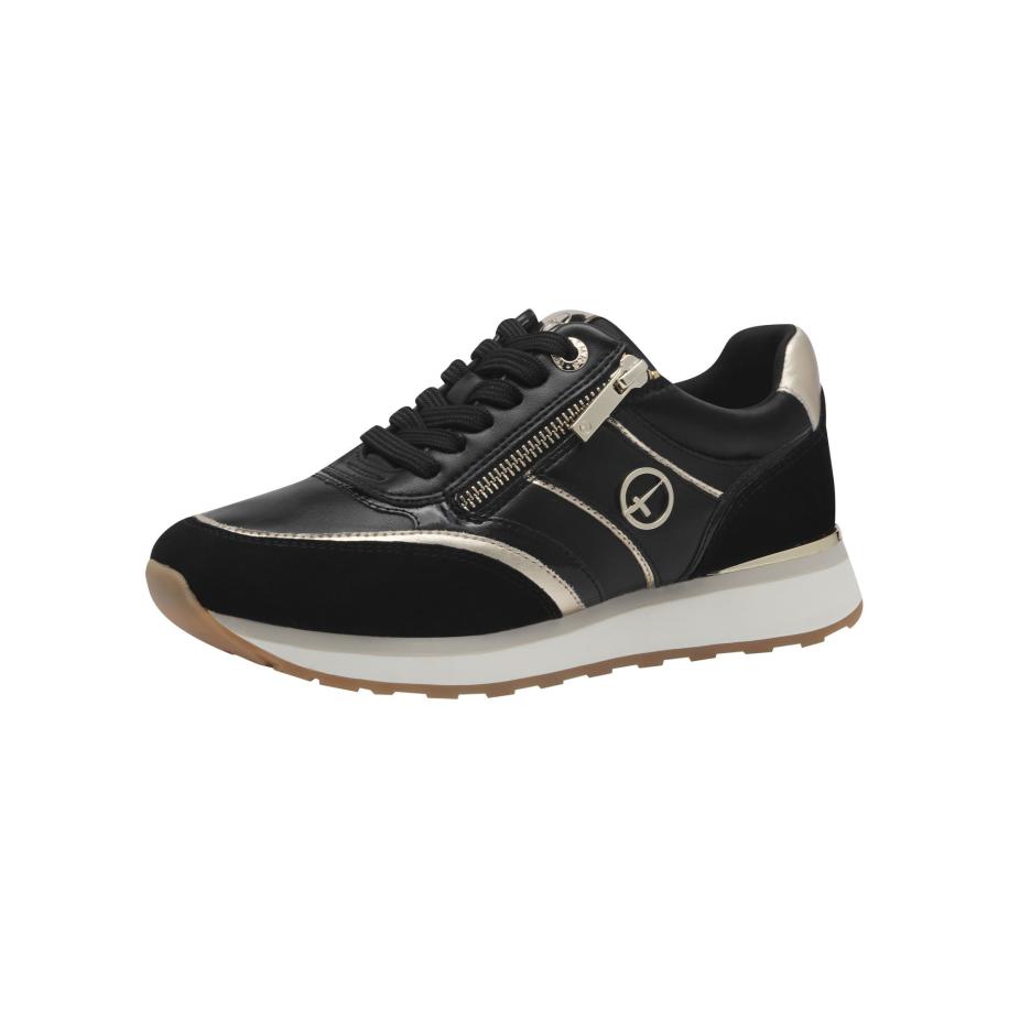 Tamaris Sneakers laag goud / zwart Zwart