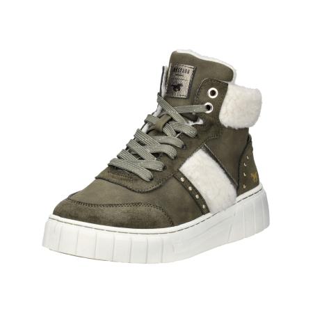 Mustang MUSTANG Sneakers hoog ecru / kaki