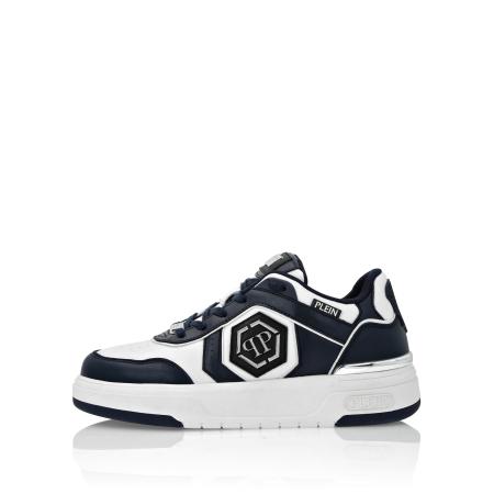 Philipp Plein Sneakers laag Predator donkerblauw / wit