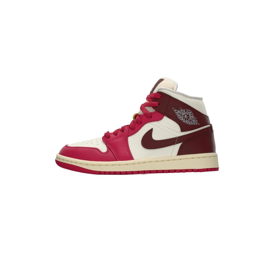 Jordan Jordan Sneakers hoog Air Jordan 1 lichtbeige / mintgroen / rood / wijnrood -