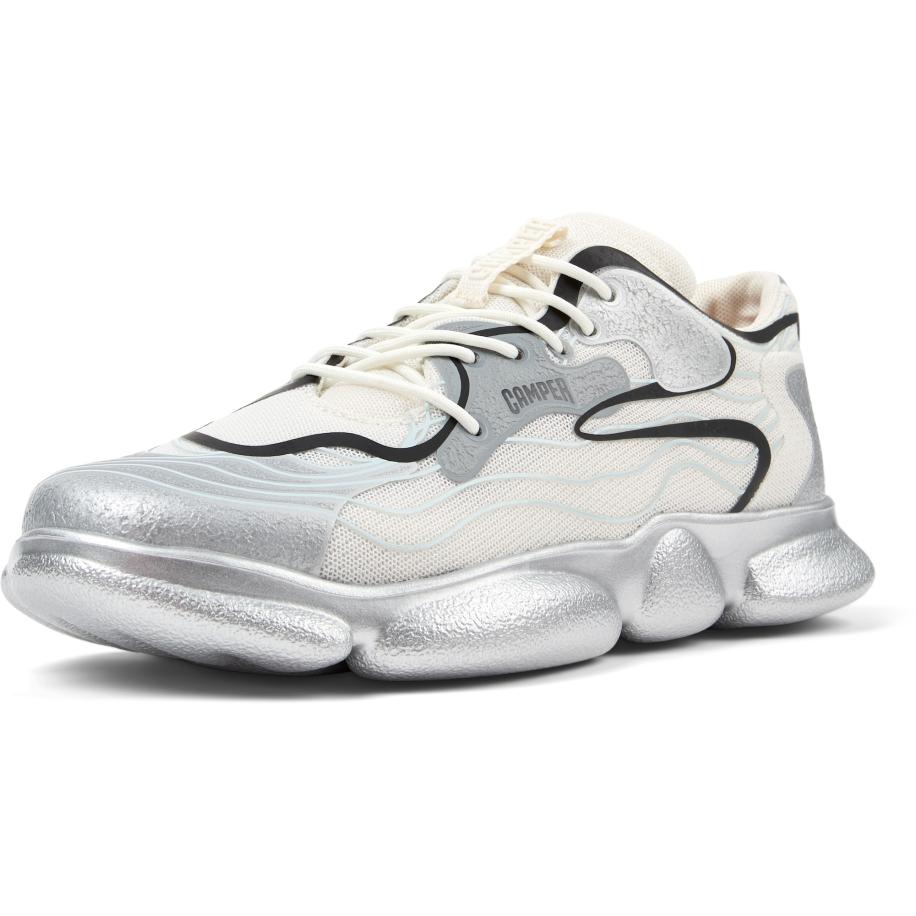 Camper CAMPER Sneakers laag Karst crème / zwart / zilver -