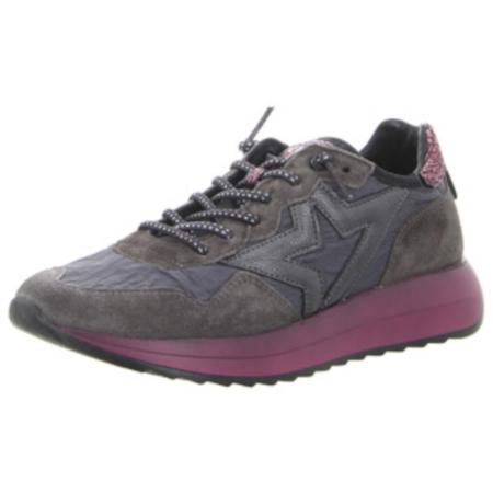 Cetti Sneakers laag donkergrijs / donkerroze