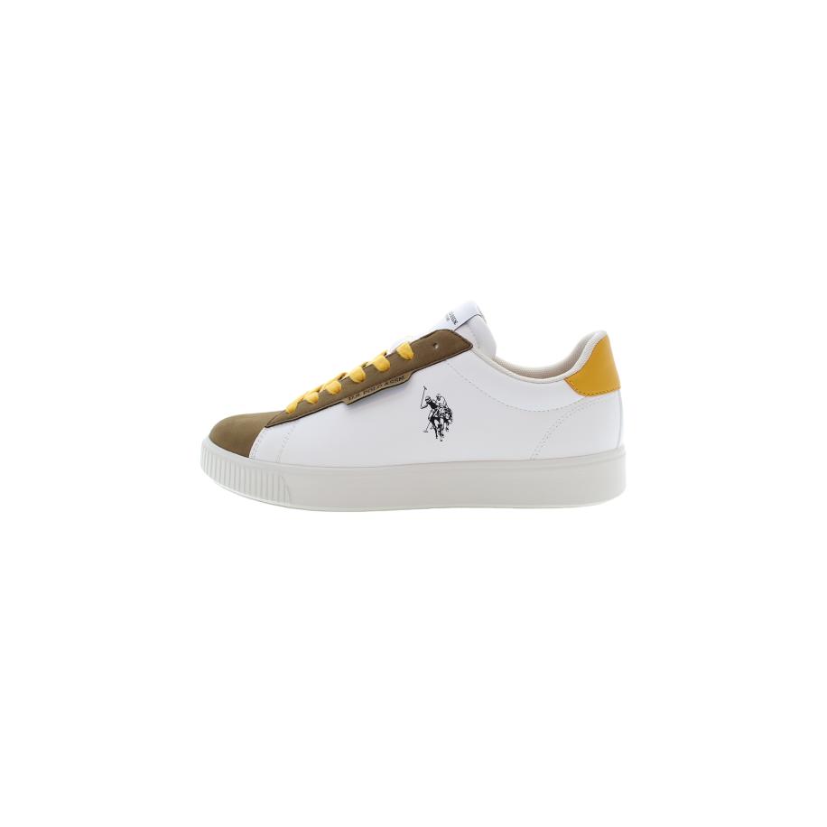 U.S. Polo Assn. U.S. POLO ASSN. Sneakers laag Tymes bruin / geel / wit -