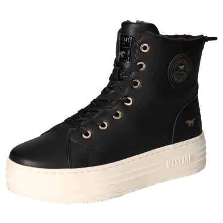 Mustang MUSTANG Sneakers hoog goud / zwart