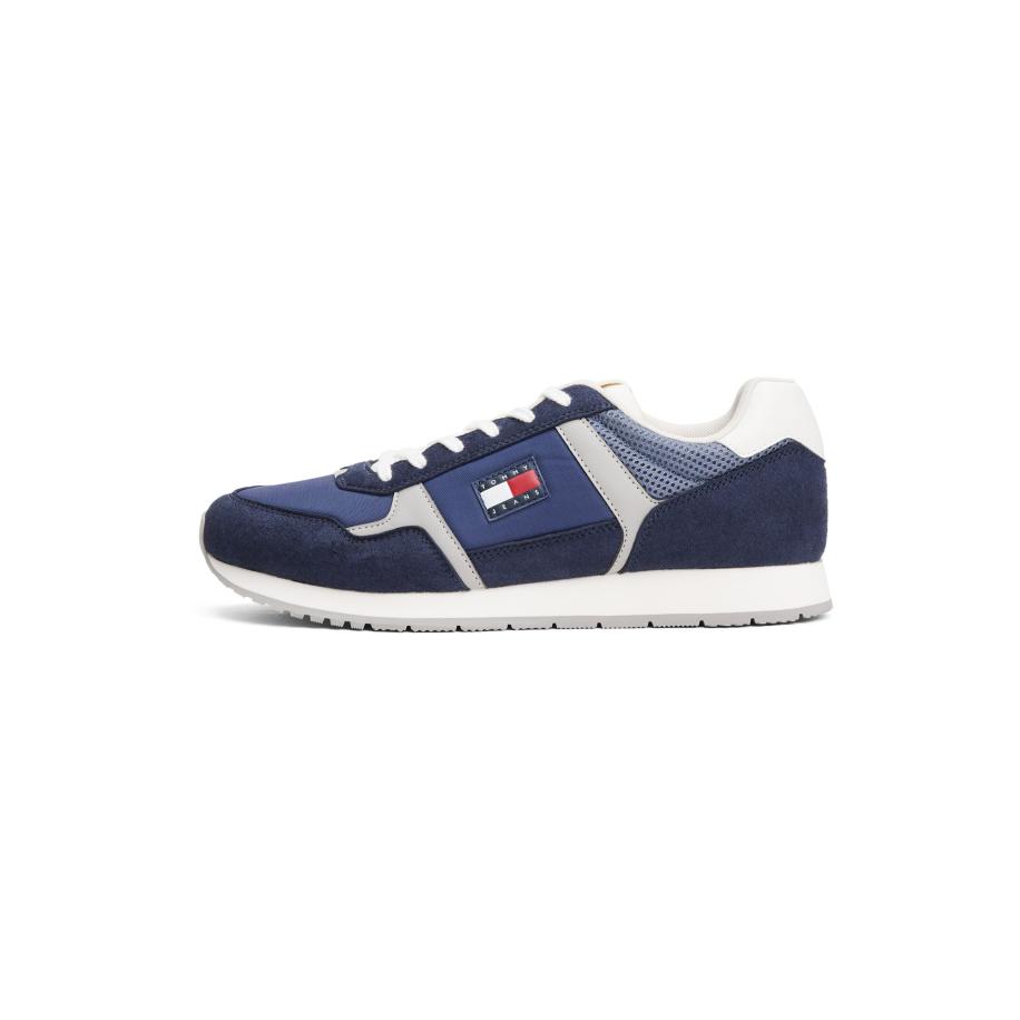 Tommy Jeans Tommy Jeans Sneakers laag navy / enziaan / lichtgrijs / rood -