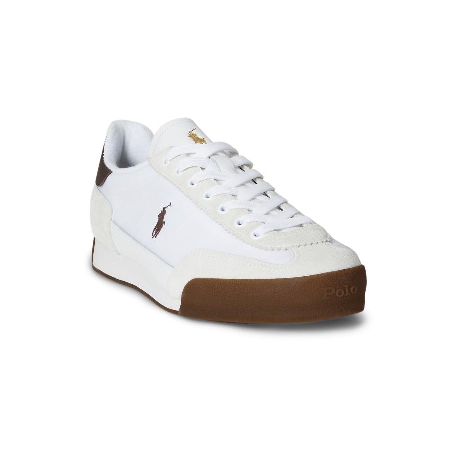 Polo Ralph Lauren Sneakers laag HESTER PP chocoladebruin / zwart / wit / offwhite Wit