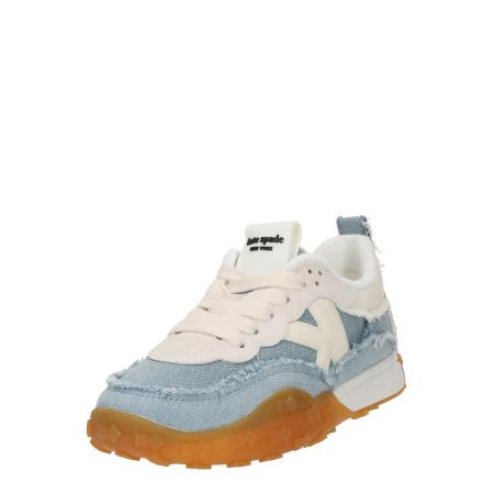Kate Spade Kate Spade Sneakers laag K As In Kate Sneaker ecru / blauw denim / zwart / wit
