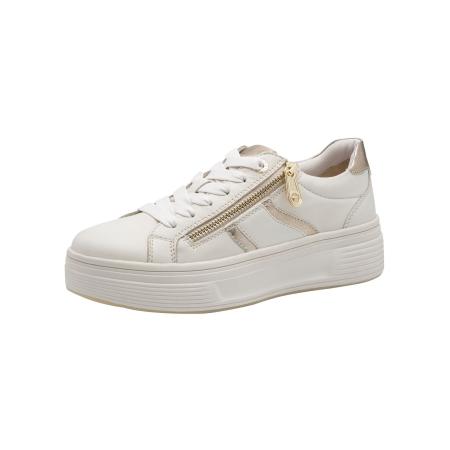 Tamaris Sneakers laag goud / natuurwit