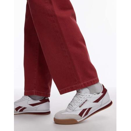 Reebok - Campio XT - Sneakers in wit en bordeauxrood