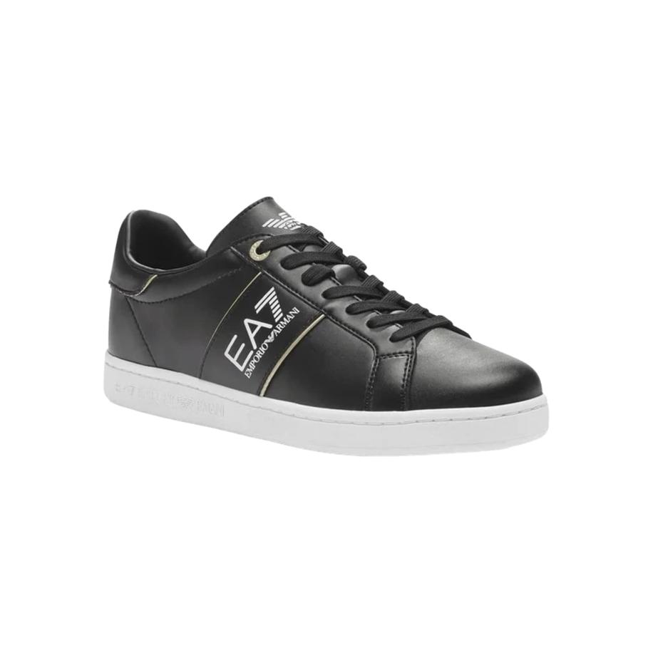 Emporio Armani EA7 Emporio Armani Sneakers laag zwart / natuurwit -