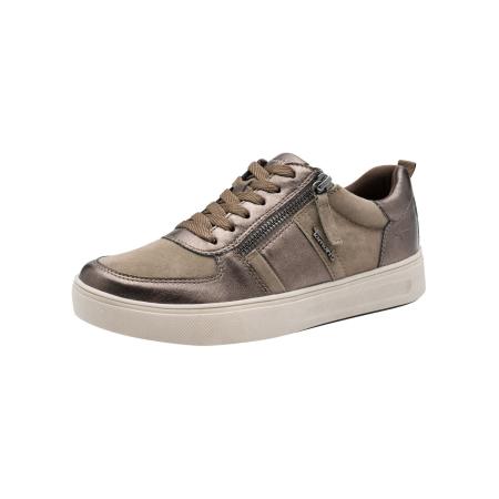 Tamaris Sneakers laag bruin / brokaat