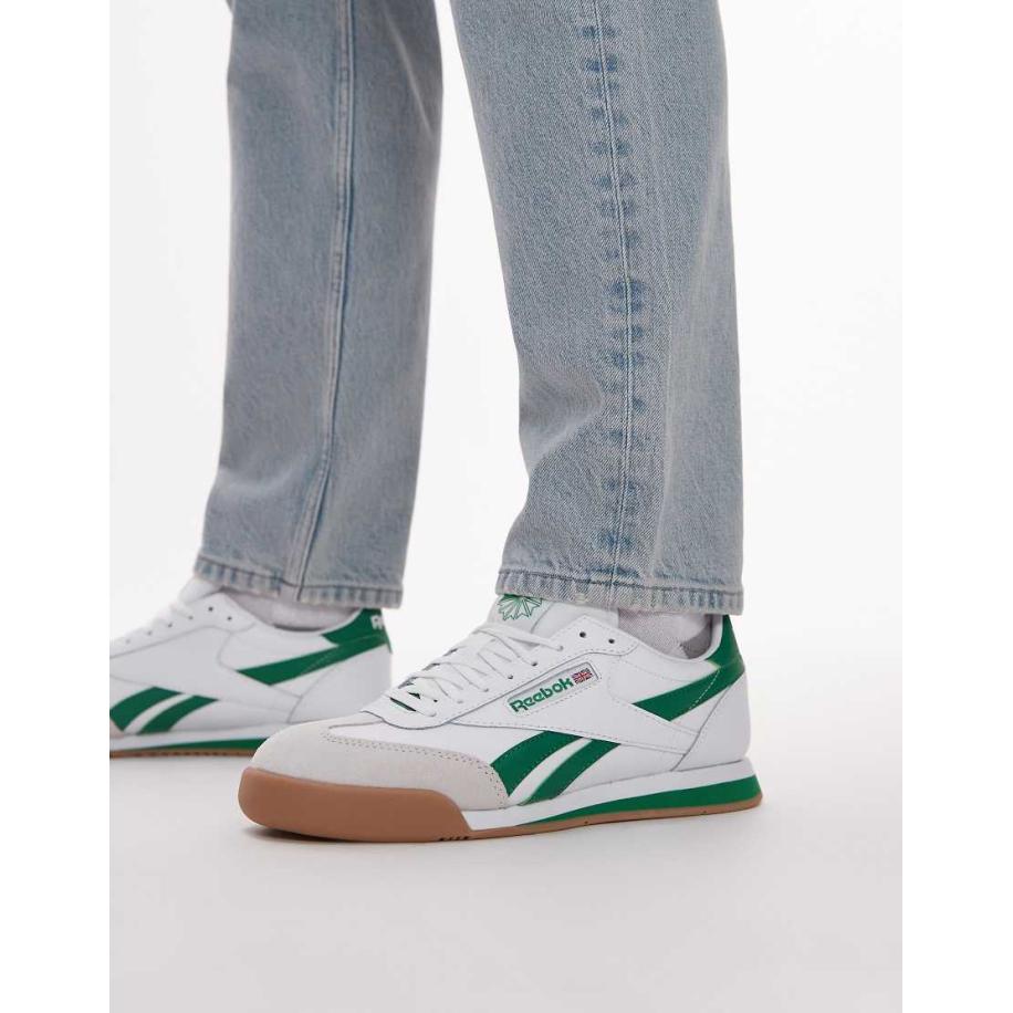 Rebook - Campio XT - Sneakers in wit en groen Wit