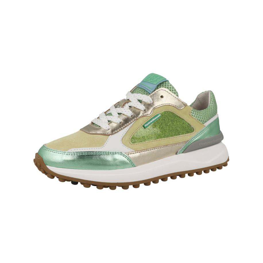 Floris van Bommel Floris van Bommel Sneakers laag Noppi 35.38 lichtgeel / goud / grijs / lichtgroen -