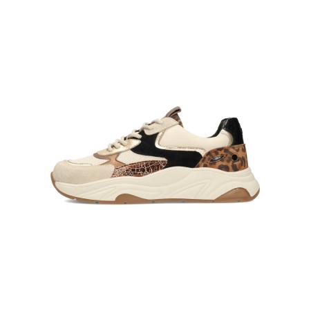 PS Poelman PS Poelman Sneakers laag IVA beige / donkerbeige / bruin / zwart