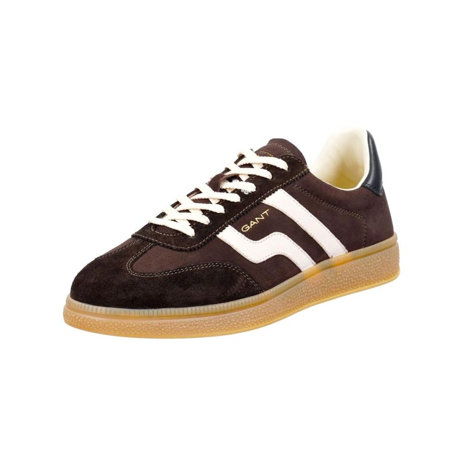 Gant GANT Sneakers laag bruin / donkerbruin / goud / wit -