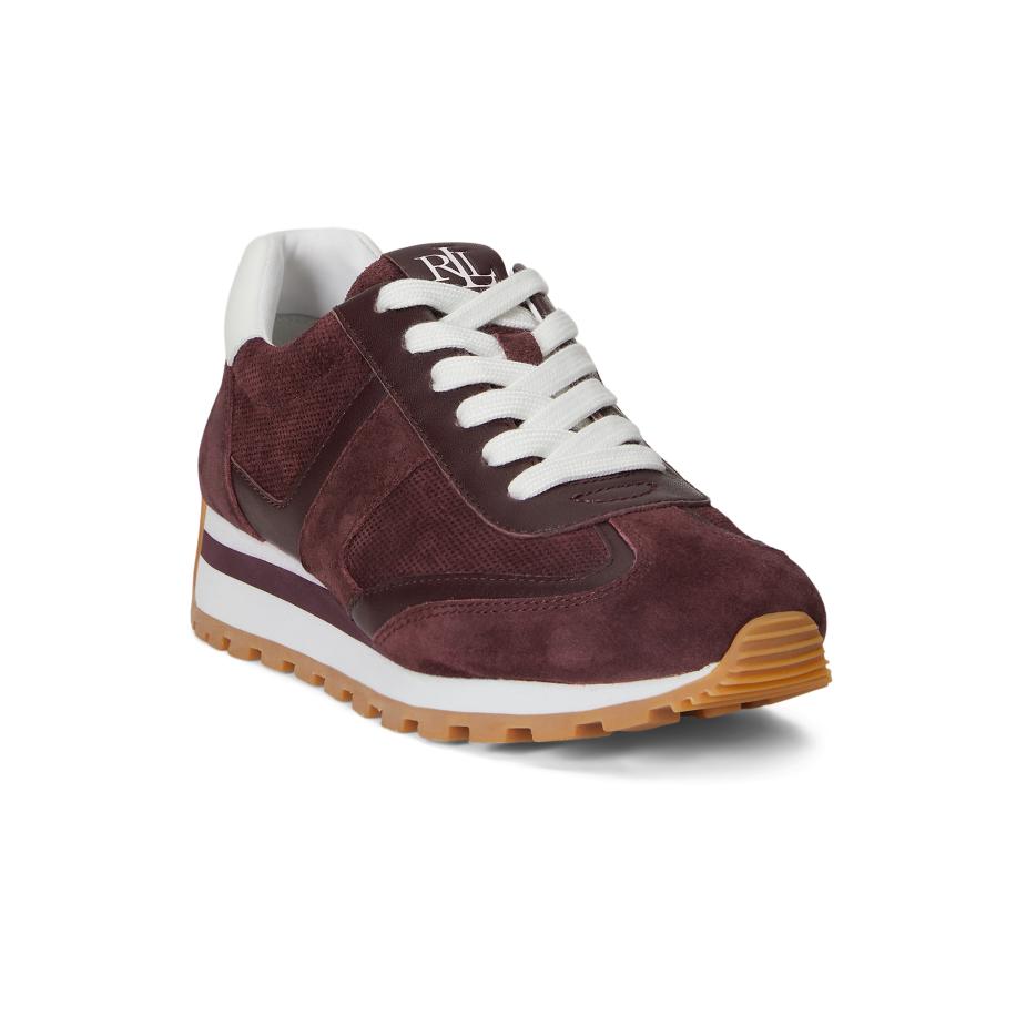 Lauren Ralph Lauren Lauren Ralph Lauren Sneakers laag DANI bordeaux / donkerrood / wit -