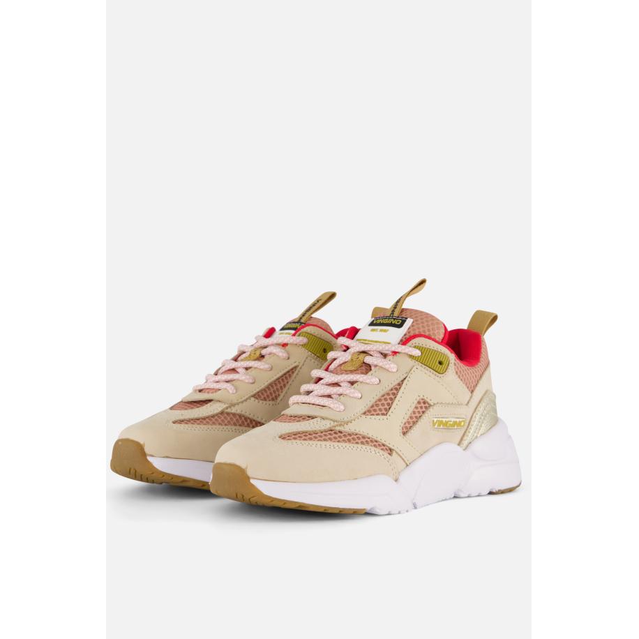 Vingino Odilia Lifestyle Runners Sneakers beige Roze