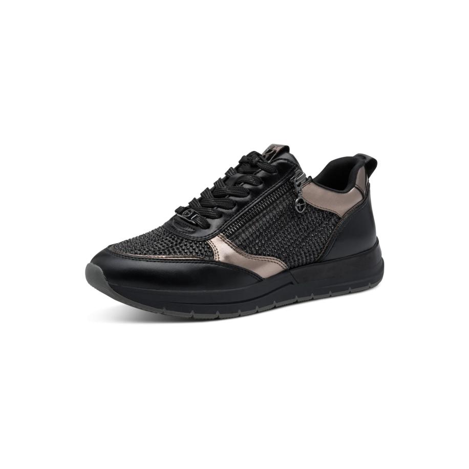 Tamaris Tamaris Sneakers laag brons / zwart -