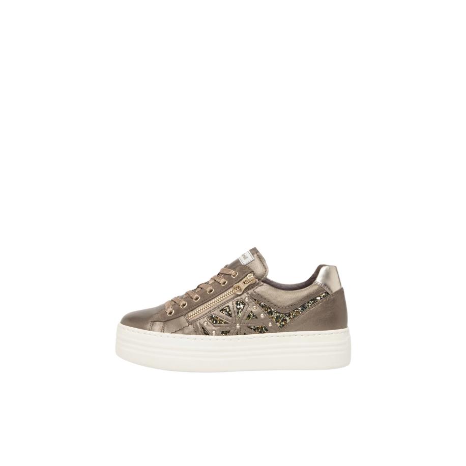 Nero Giardini Nero Giardini Sneakers laag brons / goud / groen -