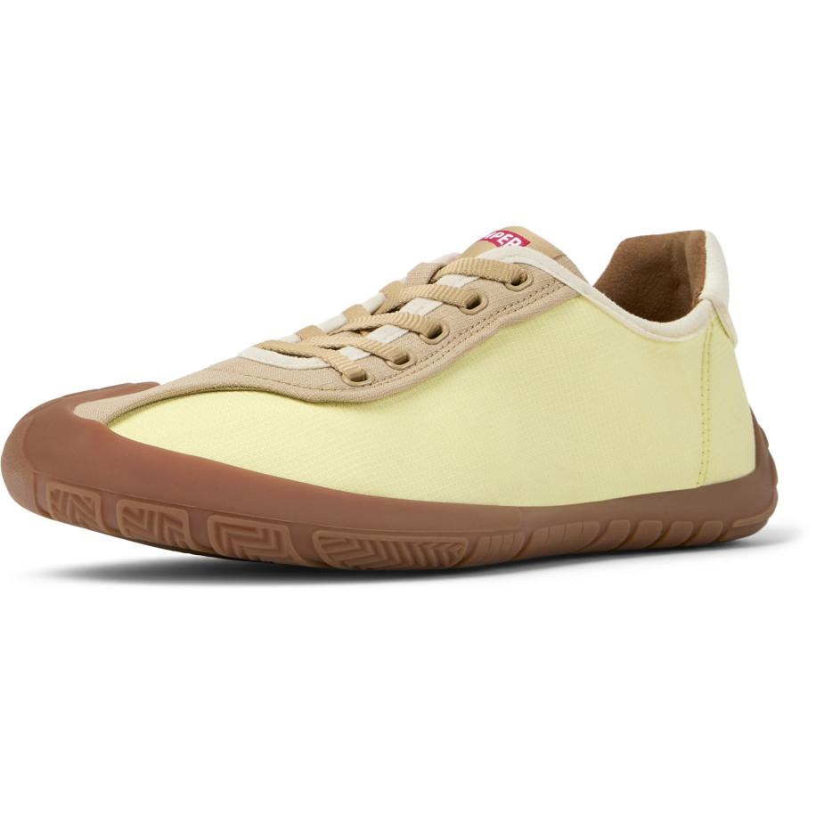 Camper CAMPER Sneakers laag Path beige / chocoladebruin / lichtgeel -