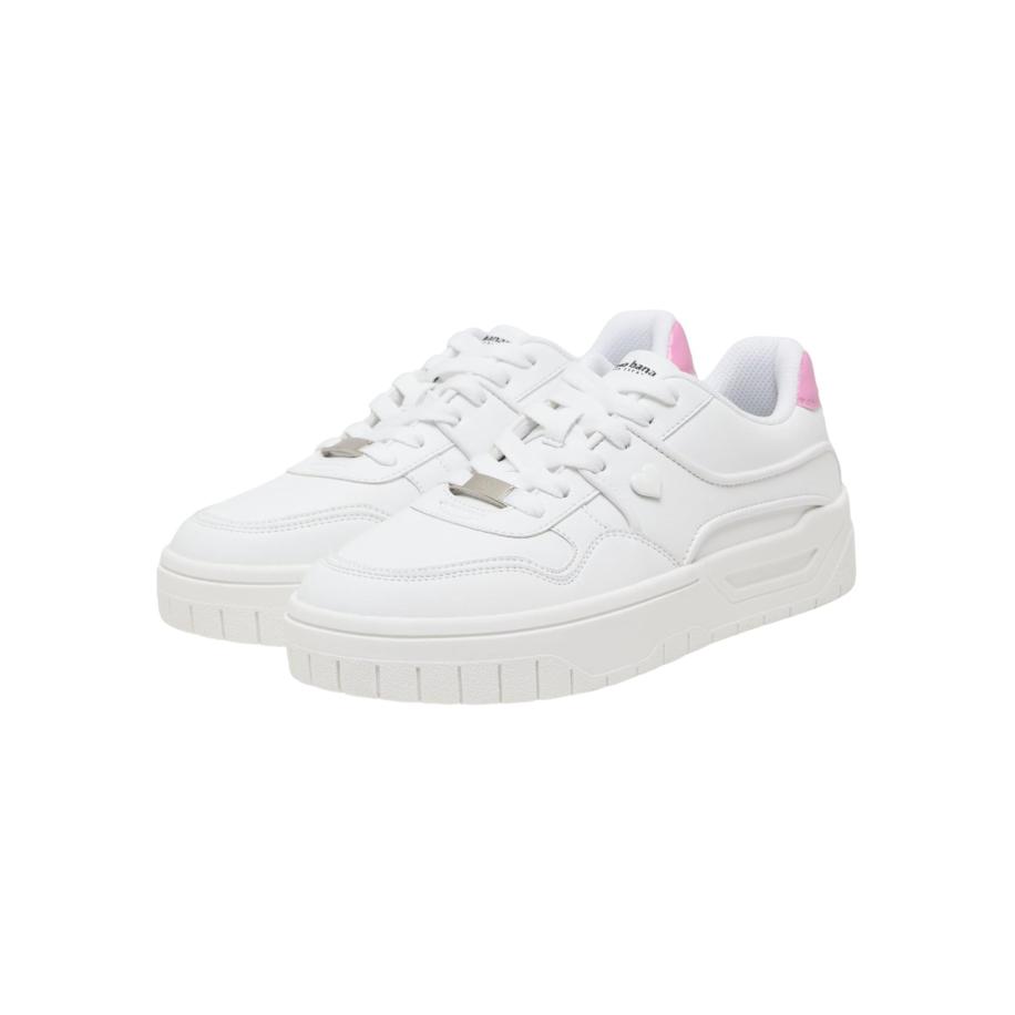 Bruno Banani Sneakers laag Mia lichtroze / wit Wit