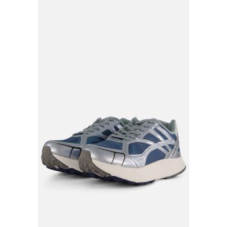 Woden Josephine Sneakers blauw Leer