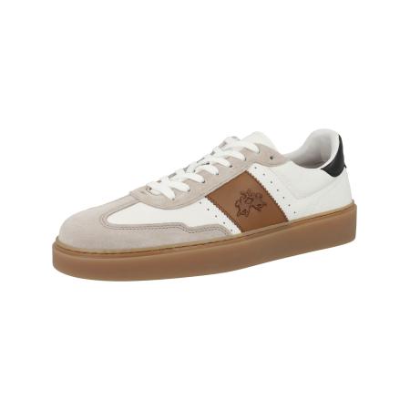 La Martina La Martina Sneakers laag beige / crème / bruin / zwart